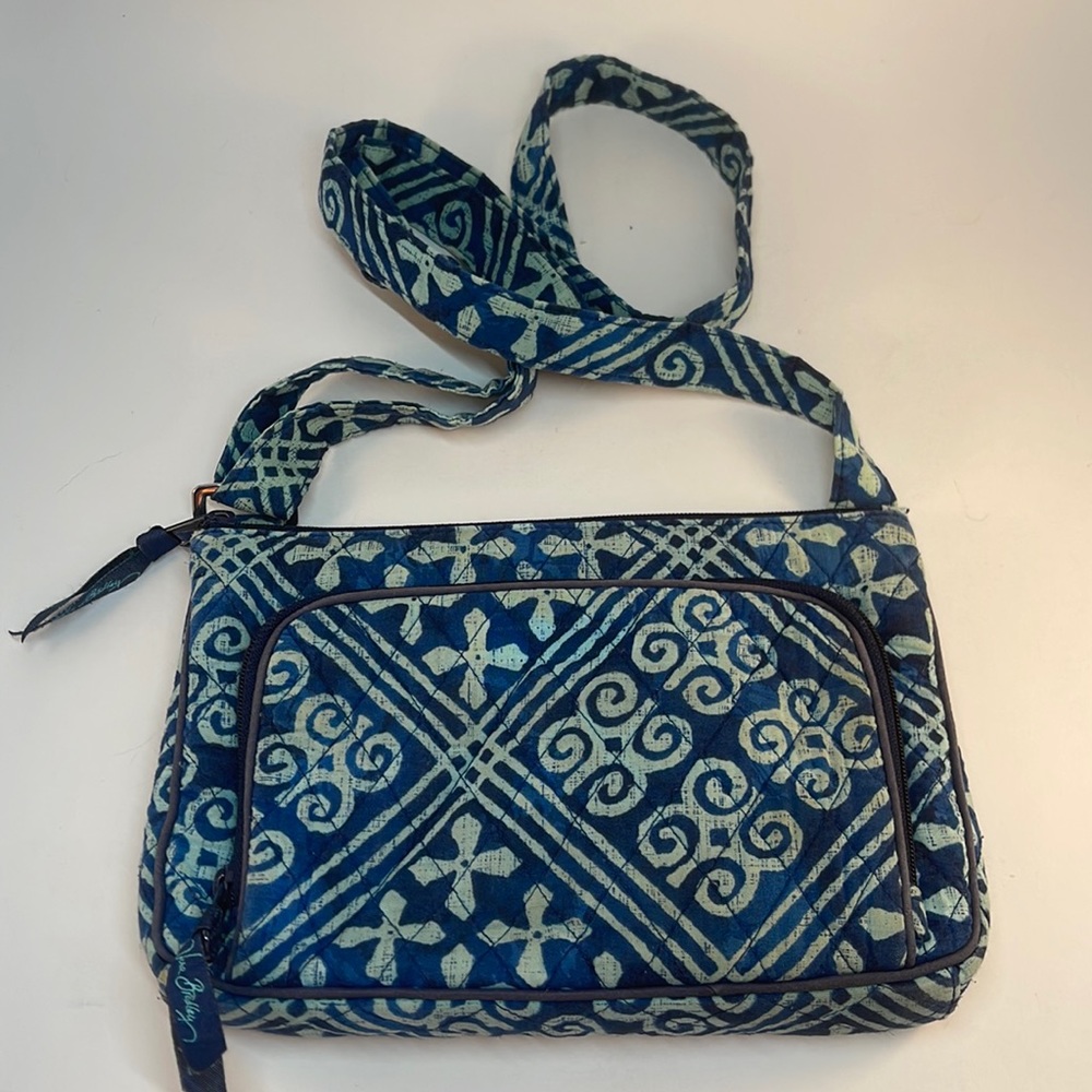 Vera Bradley Moroccan Tiles Blue Crossbody